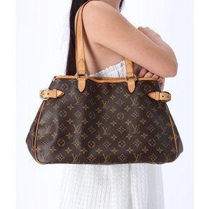 Louis Vuitton Batignolles Horizontal Monogram Shoulder Bag M51154 Brown Monogram